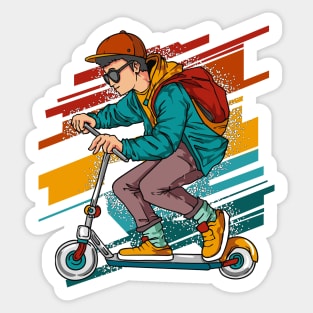 Stunt Scooter- Vintage Sticker